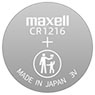 Maxell CR1216 coin cell thumbnail, shown small as an illustration of the CR1216 type.
